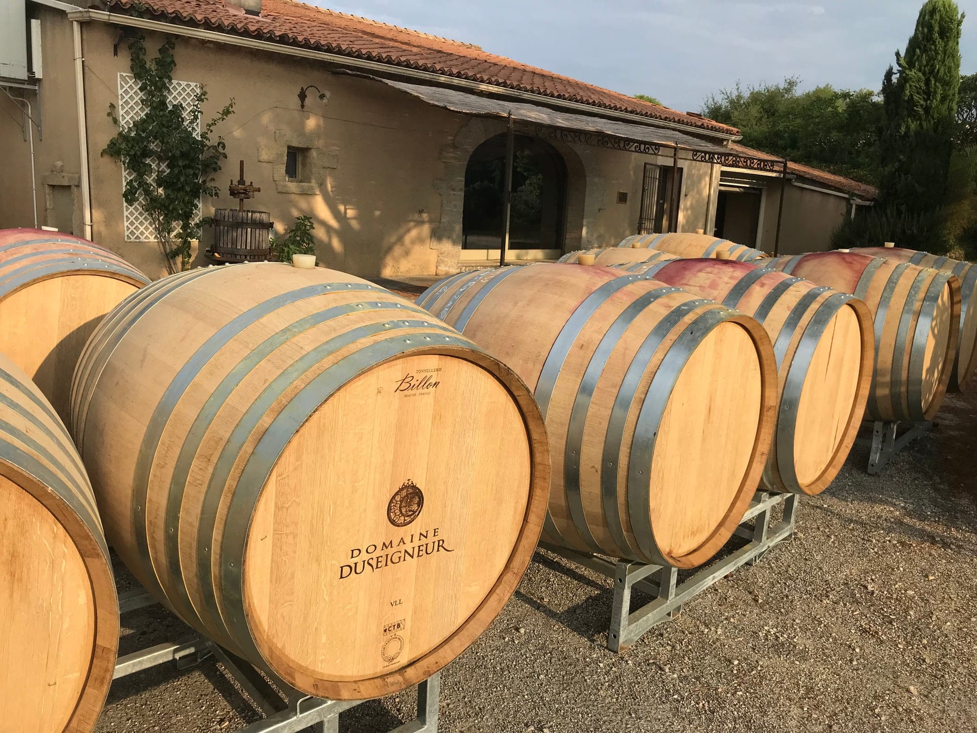 Domaine Duseigneur Barrels